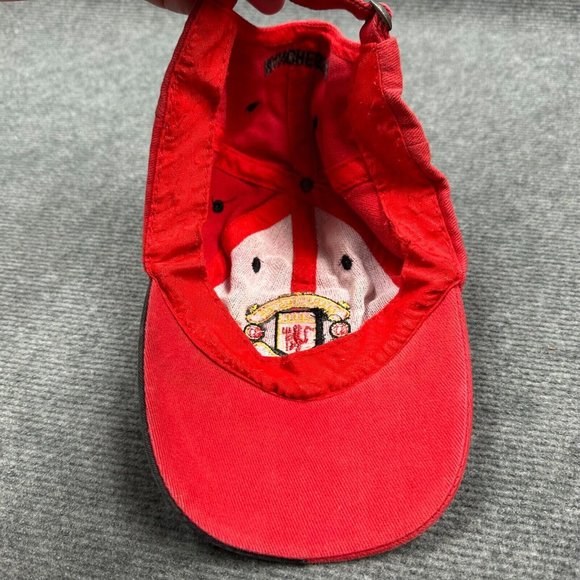 Manchester United Hat Cap One Size Adjustable Red Black Soccer Football Sport - Picture 7 of 7